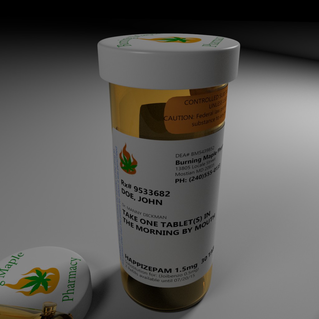 Customizable Pill bottle preview image 2